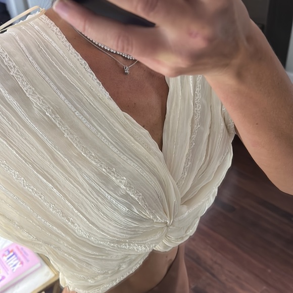 Zara Cropped blouse - Picture 2 of 3